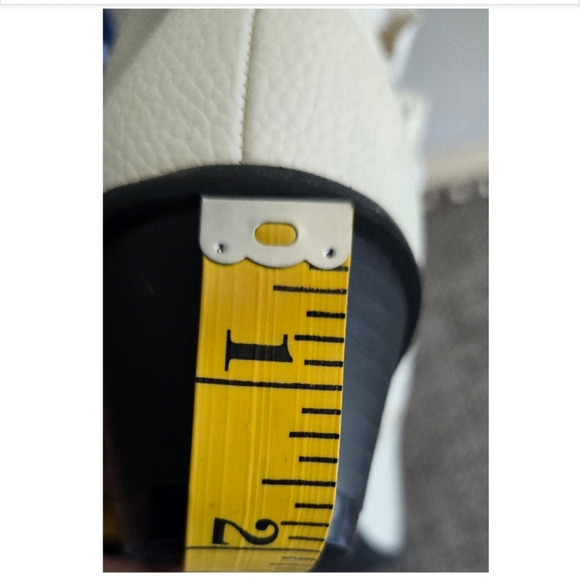 Boston Design Studio Off White Leather Ankle  Booties for Women Size 10 - Picture 13 of 16